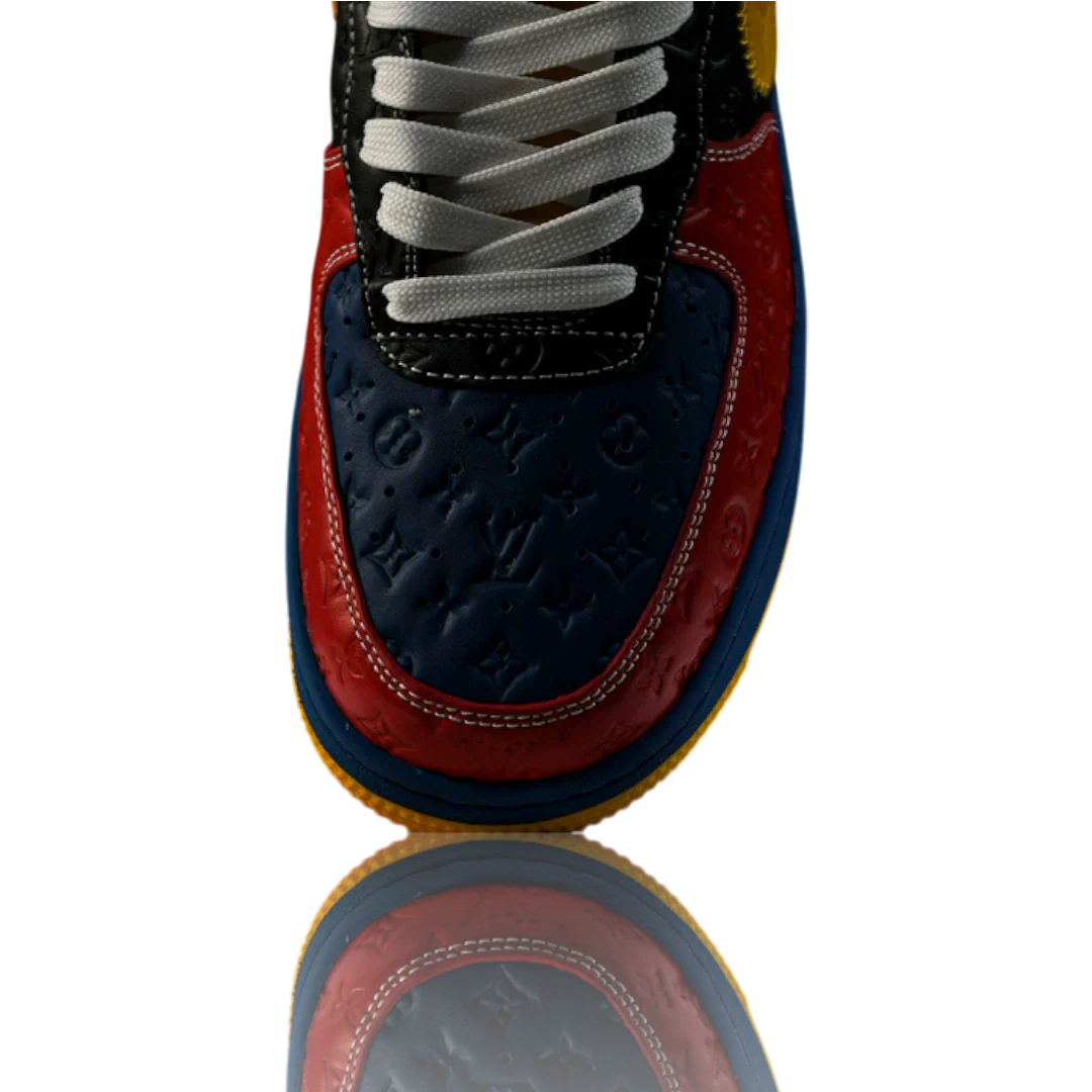 Louis Vuittоп x AF1 By Virgil Abloh 'Red Blue Yellow'