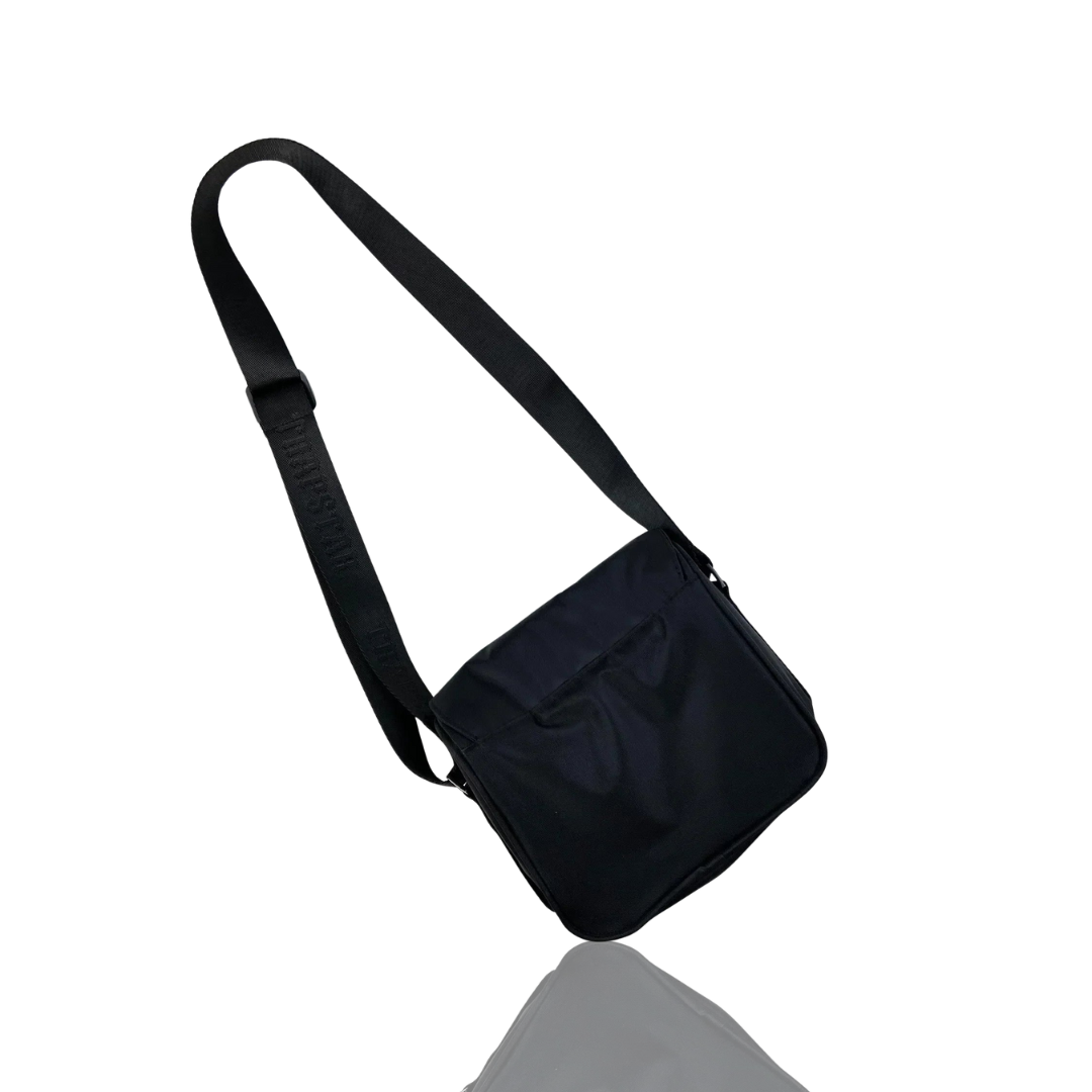 Trapstar Black & Ice Blue Irongate Messenger Bag 1.0