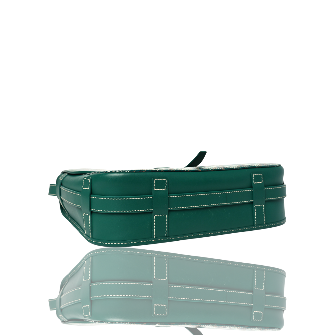 Green Goyard Messenger Bag