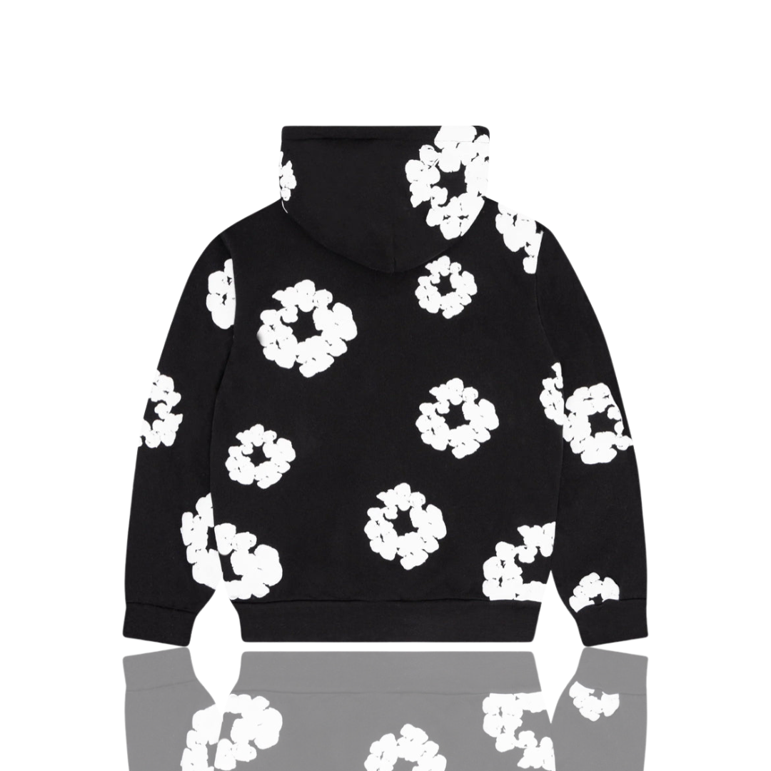 Denim Tears Black ‘The Cotton Wreath’ Hoodie