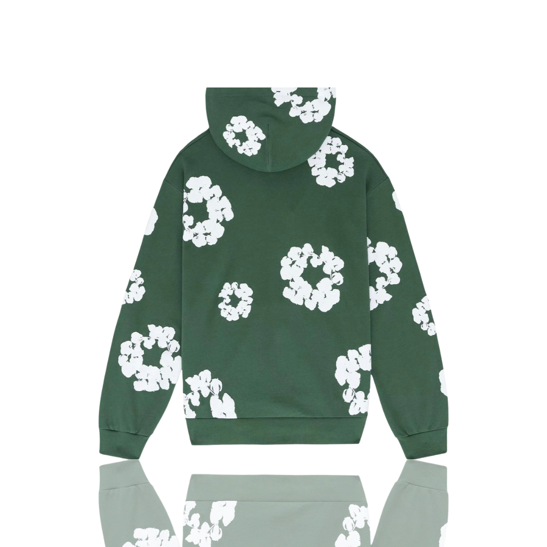 Denim Tears Green ‘The Cotton Wreath’ Hoodie
