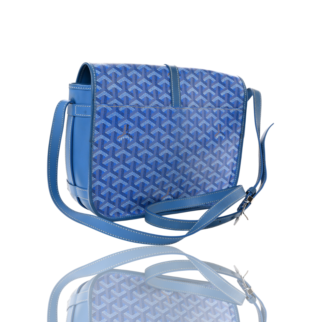 Blue Goyard Messenger Bag