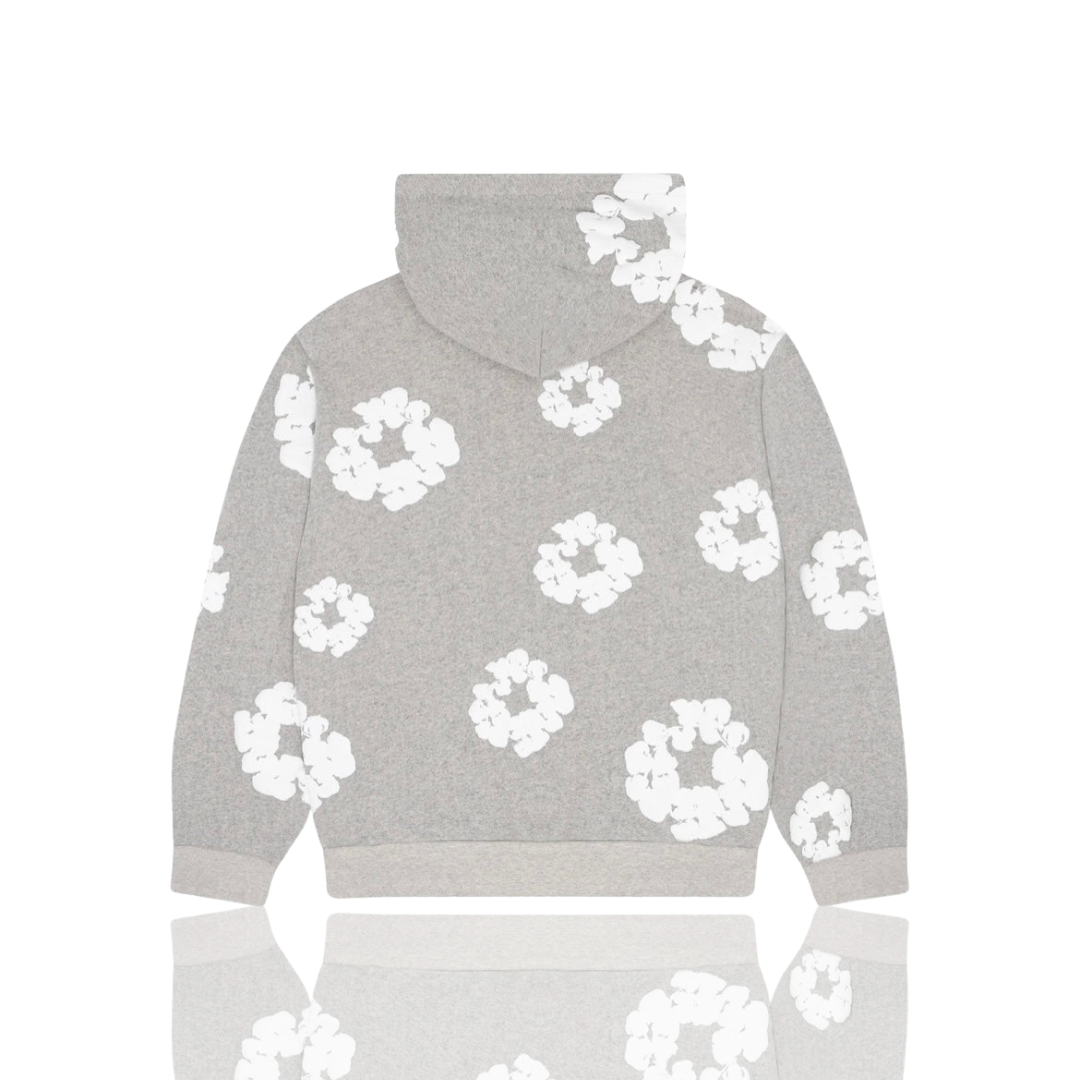 Denim Tears Grey ‘The Cotton Wreath’ Hoodie