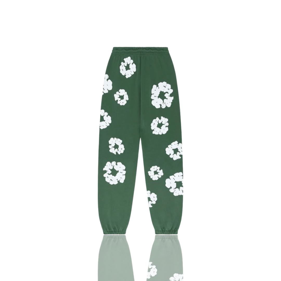 Denim Tears Green ‘The Cotton Wreath’ Sweatpants