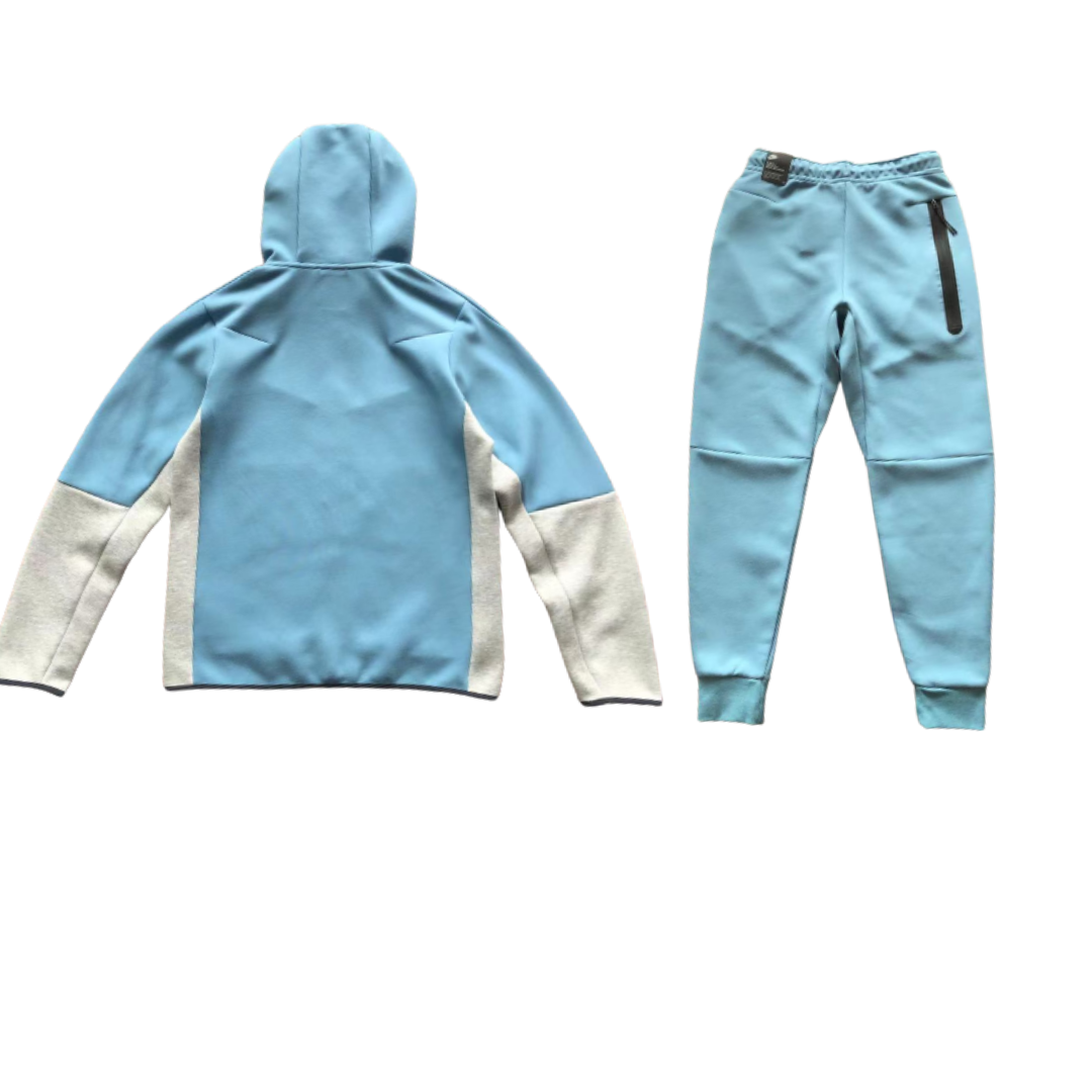 Tech Fleece Tracksuit - Blue & Grey