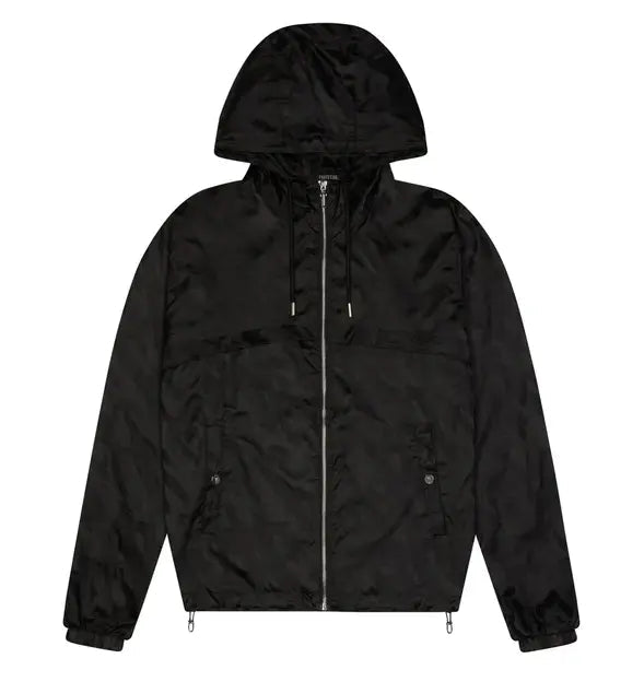 Trapstar Irongate T Jacquard Windbreaker Jacket - (BLACK) Wreps
