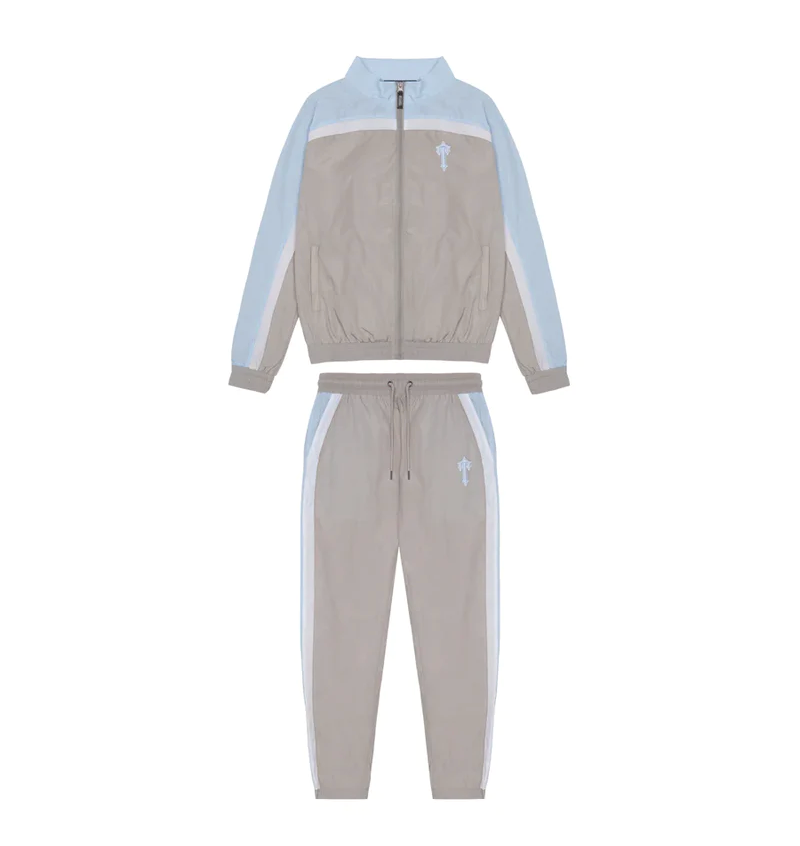 Trapstar Irongate T Shellsuit - (GREY/CASHMERE/BLUE/WHITE)