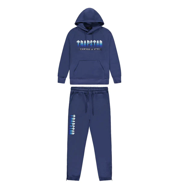 Trapstar Chenille Decoded 2.0 Hoodie Tracksuit - (MEDIEVAL BLUE)