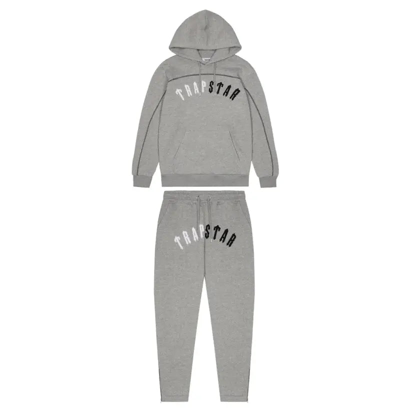 Trapstar Irongate Arch Tracksuit - (GREY MONOCHROME EDITION) Trapstar