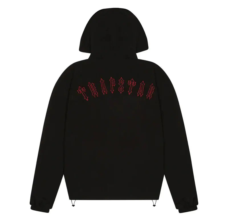 Trapstar Irongate T Windbreaker Jacket - (BLACK/RED) Wreps