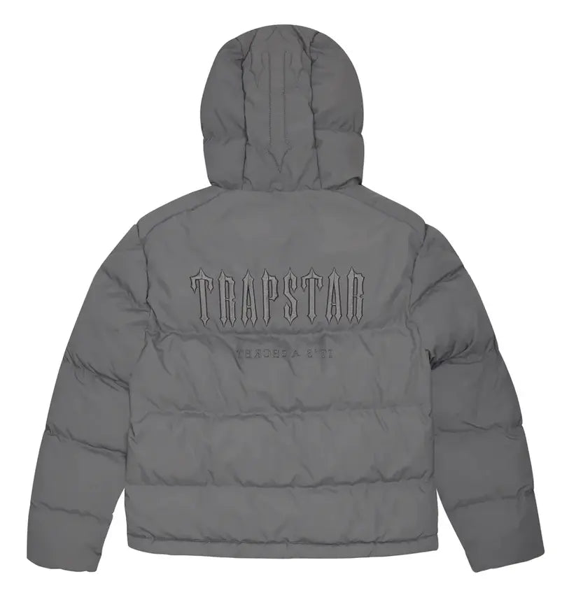 Trapstar Decoded Hooded Puffer 2.0 - (GREY) Wreps