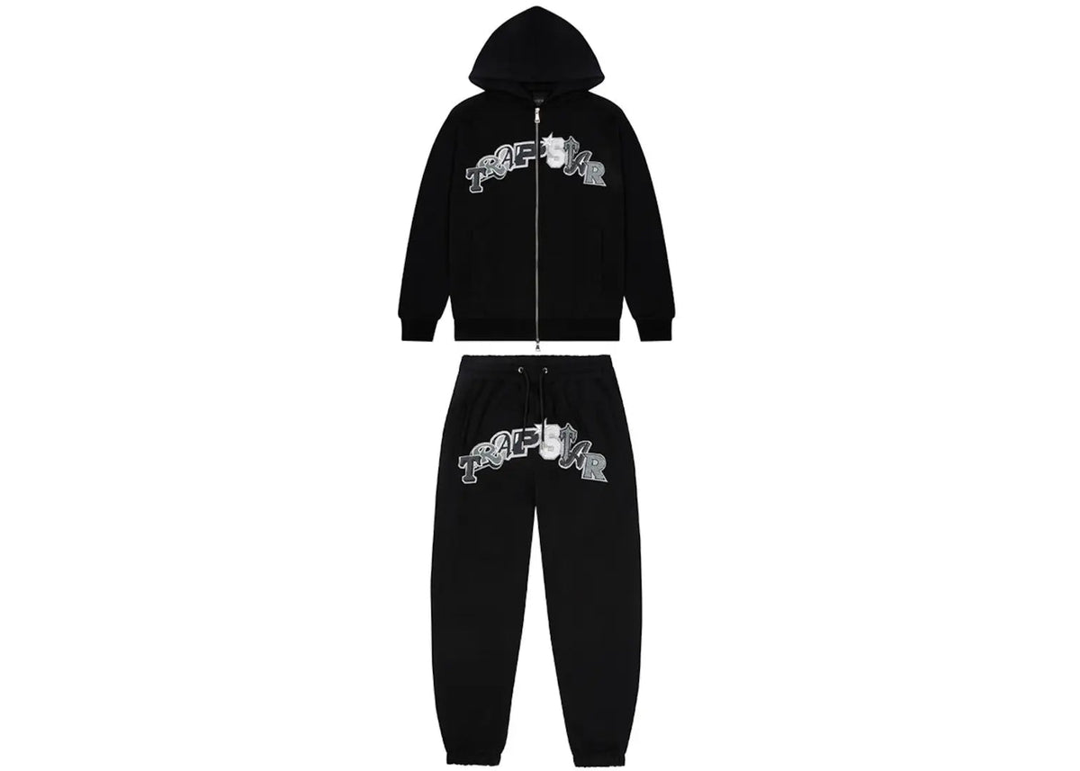 Trapstar Wildcard Tracksuit - (BLACK MONOCHROME EDITION) Trapstar