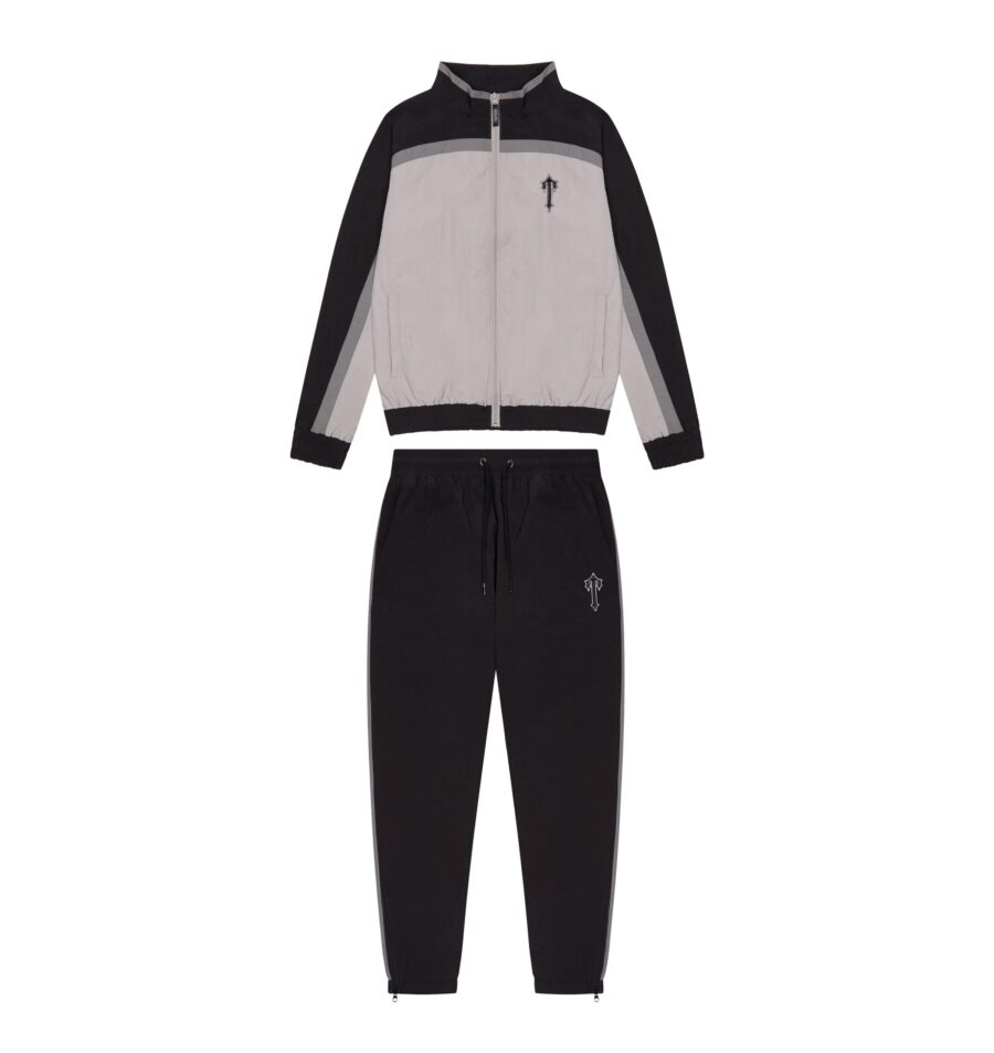 Trapstar Irongate T Shellsuit - (GREY/BLACK)
