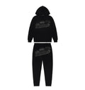 Trapstar Shooters Hoodie Tracksuit - (BLACK MONOCHROME EDITION) Trapstar