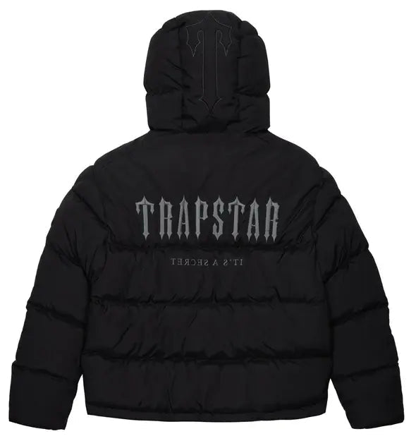 Trapstar Decoded Hooded Puffer 2.0 - (BLACK) Wreps