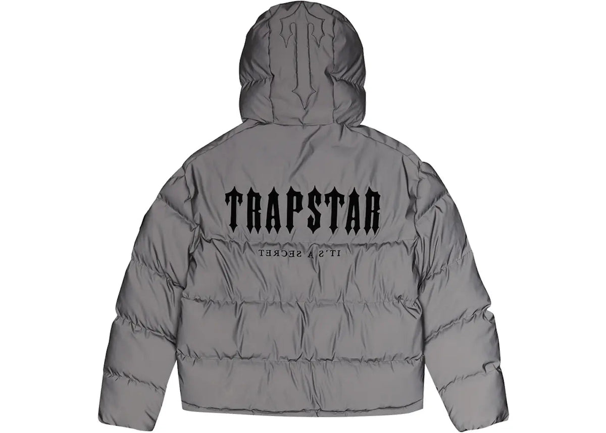 Trapstar Decoded Hooded Puffer 2.0 - (BLACK REFLECTIVE) Trapstar