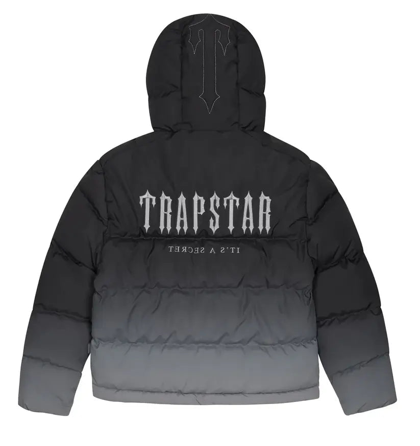 Trapstar Decoded Hooded Puffer 2.0 - (BLACK GRADIENT) Wreps