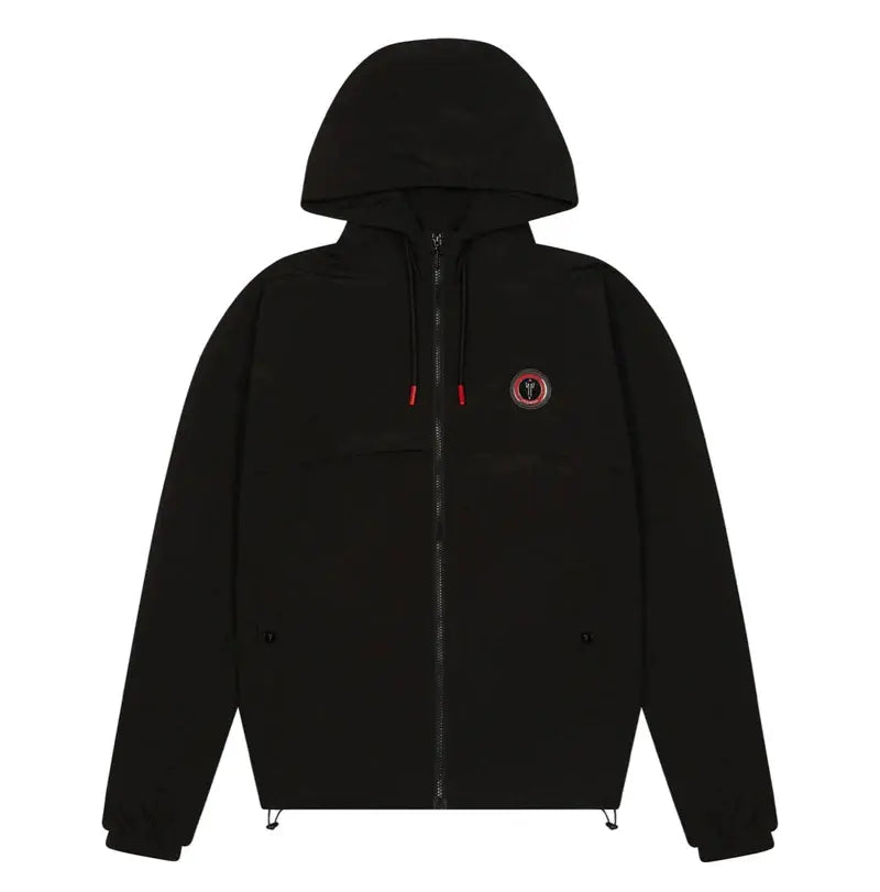 Trapstar Irongate T Windbreaker Jacket - (BLACK/RED) Wreps