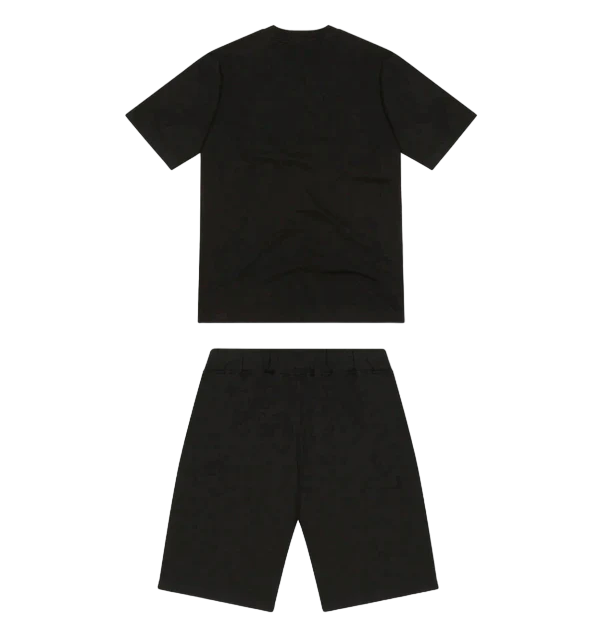 Trapstar Chenille Decoded Short Set - (BLACK REVOLUTION)