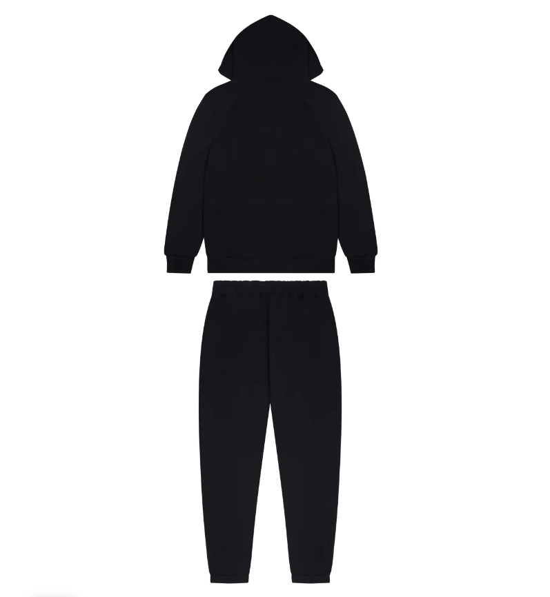 Trapstar Shooters Hoodie Tracksuit - (BLACK/ORANGE)