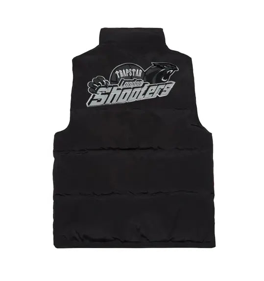 Trapstar Shooters Gilet - (BLACK/REFLECTIVE) Trapstar