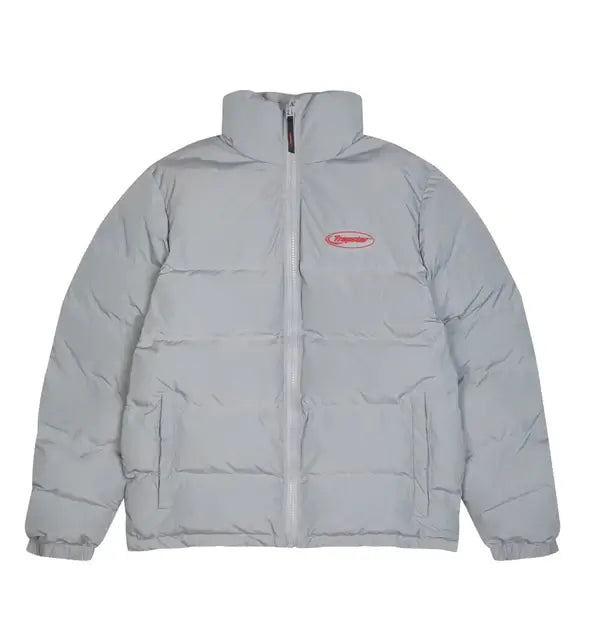 Trapstar Hyperdrive Puffer Jacket 2.0 - (LIGHT GREY/RED) Wreps