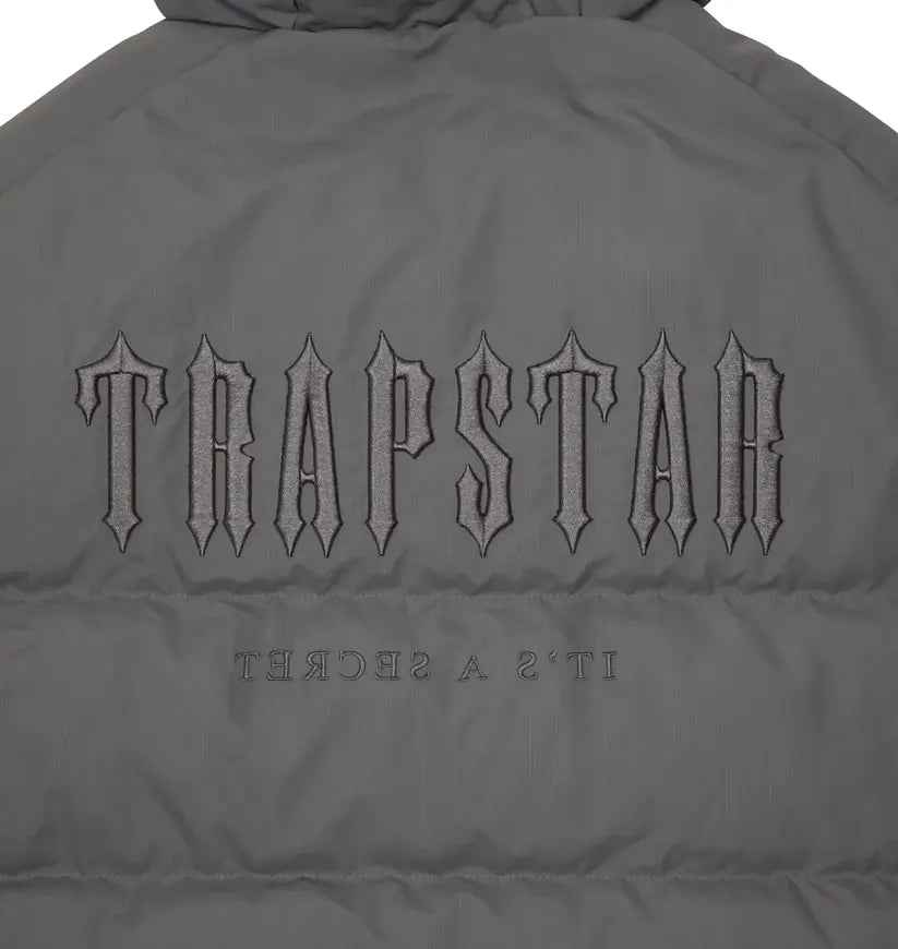Trapstar Decoded Hooded Puffer 2.0 - (GREY) Wreps