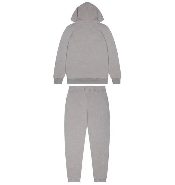Trapstar Shooters Hoodie Tracksuit - (GREY/RED) Trapstar