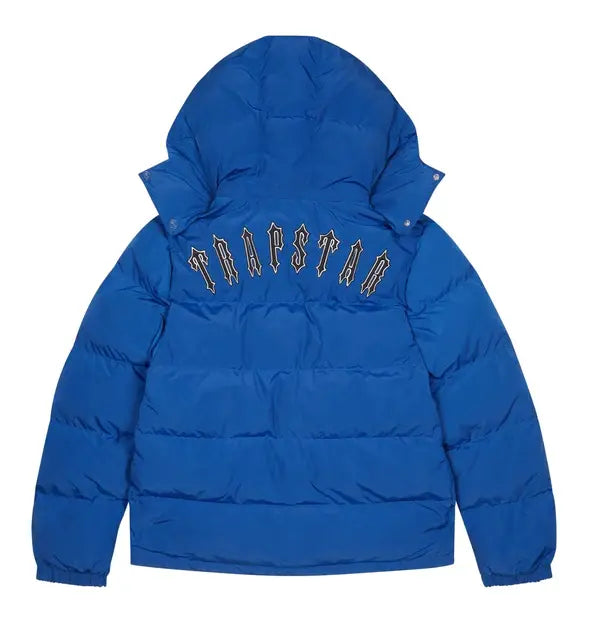 Trapstar Irongate Detachable Hooded Puffer Jacket - (DAZZLING BLUE) Wreps