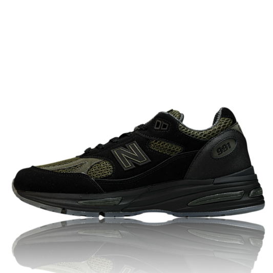 NB 991v2 MiUK x Stone Island 'Black Olive'