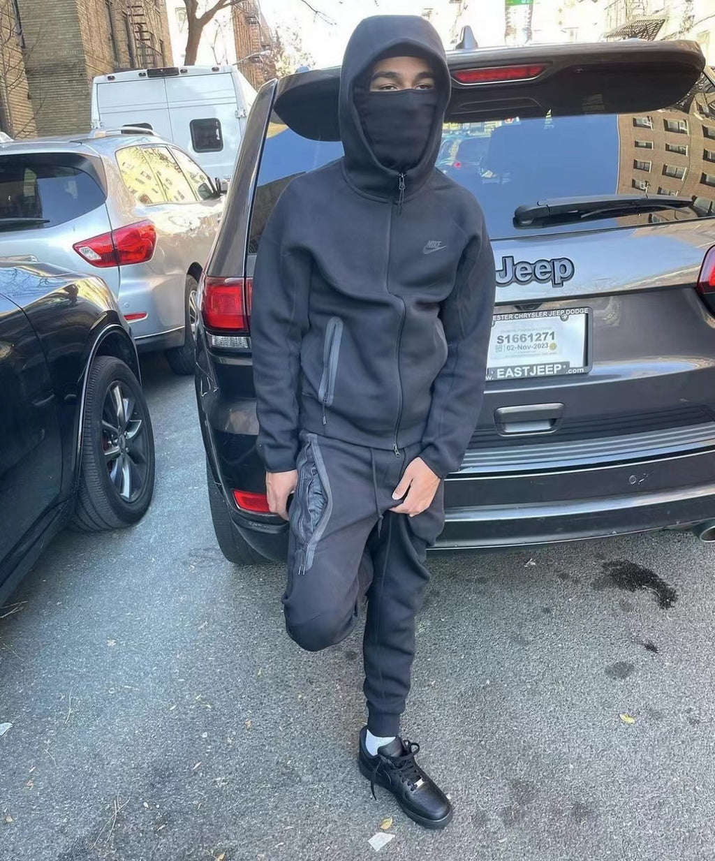 Tech Fleece Tracksuit - Black