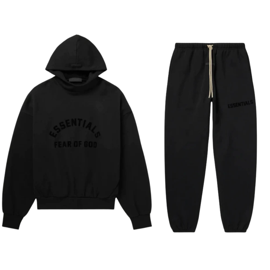Essential Tracksuit - Jet Black
