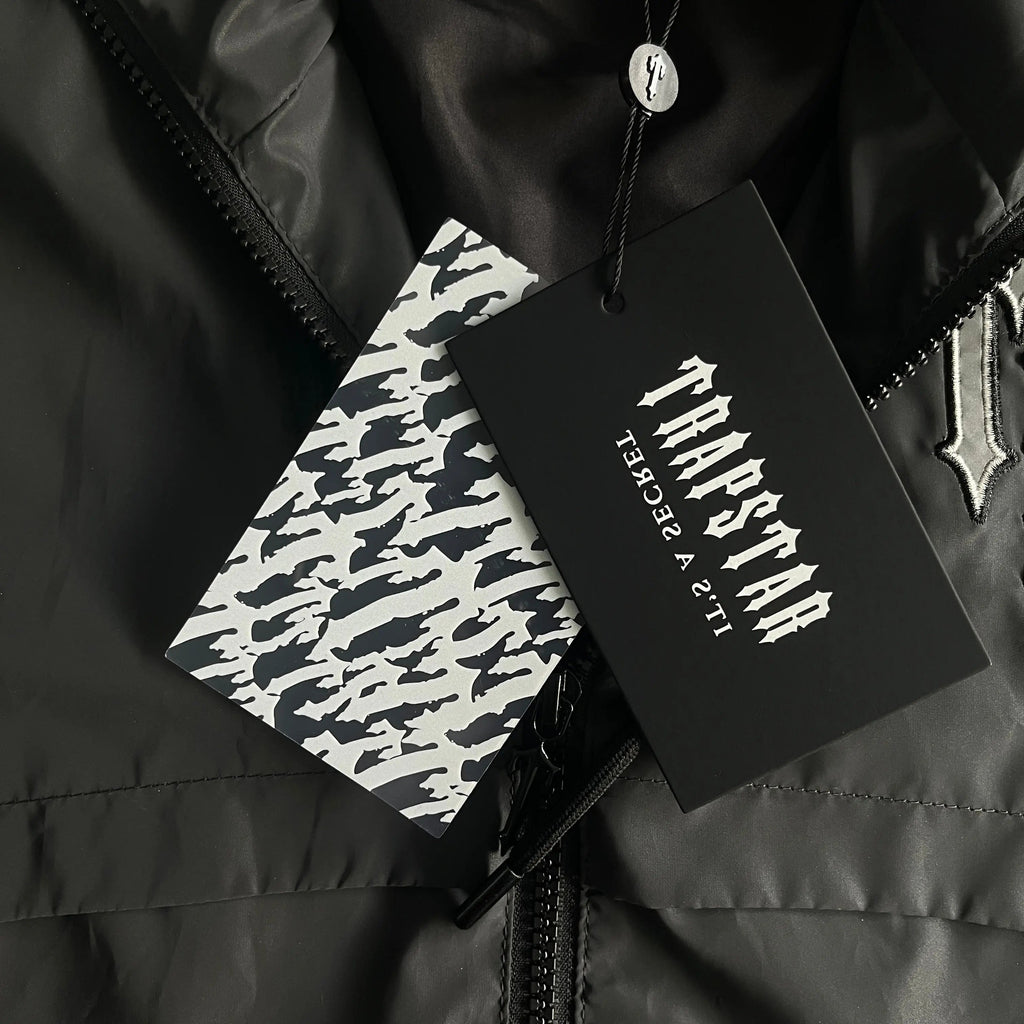 Trapstar Shooters Windbreaker - (BLACK REFLECTIVE) Trapstar