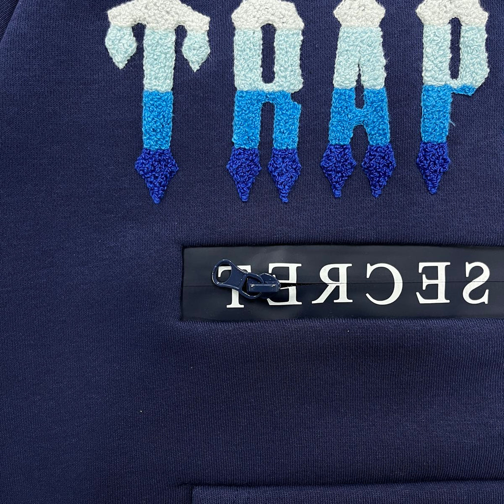 Trapstar Chenille Decoded 2.0 Hoodie Tracksuit - (MEDIEVAL BLUE)