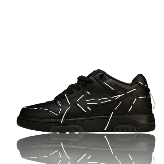 Off-White Out Of Office Low Top - Sartorial Stitch 'Black'