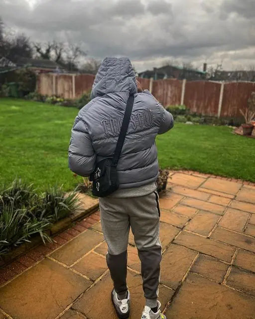 Trapstar Decoded Hooded Puffer 2.0 - (GREY) Wreps