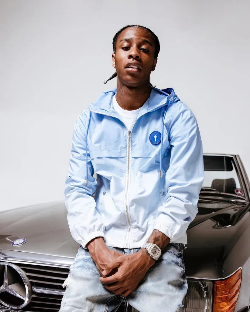 Trapstar Irongate Windbreaker Jacket - (BLUE GRADIENT) Wreps