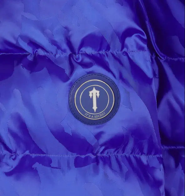 Trapstar T Jacquard Puffer Jacket - (DAZZLING BLUE) Wreps