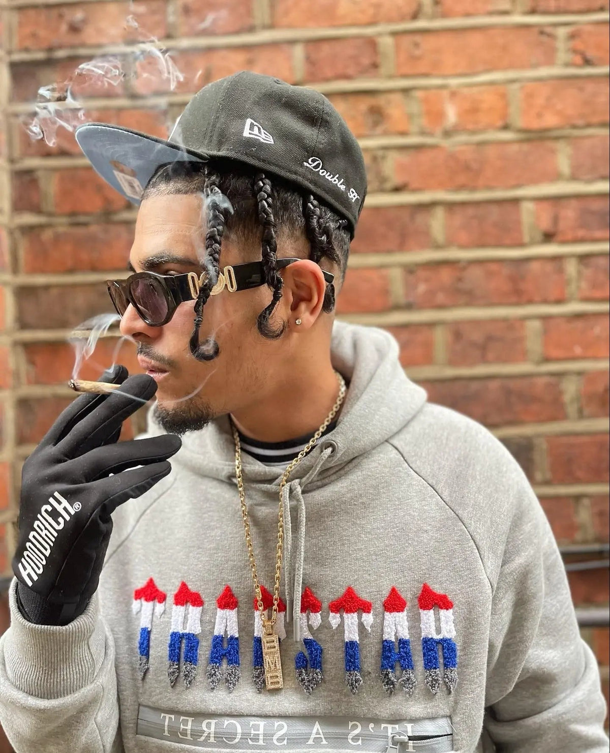 Trapstar Chenille Decoded 2.0 Hoodie Tracksuit - (GREY REVOLUTION EDITION) Trapstar
