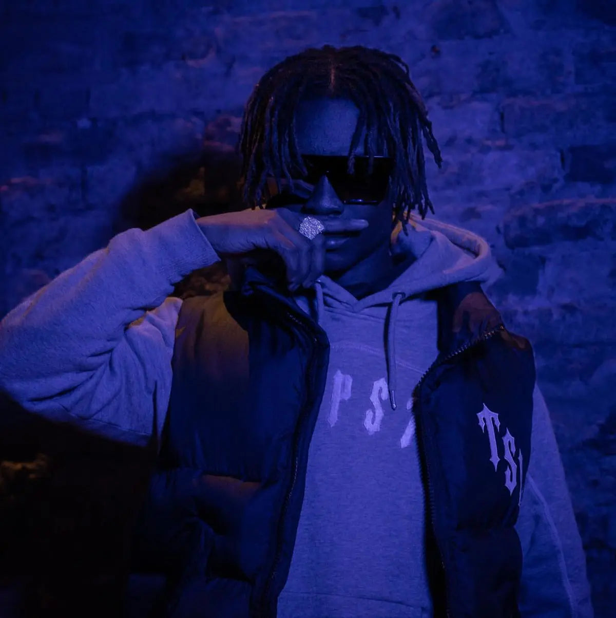 Trapstar Shooters Gilet - (BLACK/REFLECTIVE) Trapstar