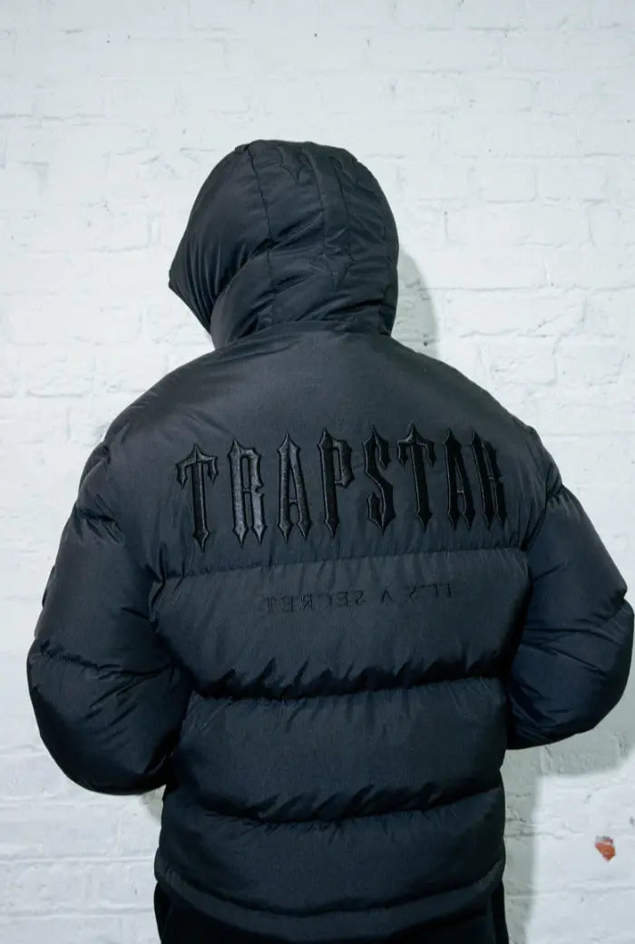 Trapstar Decoded Hooded Puffer 2.0 - (BLACKOUT EDITION) Wreps