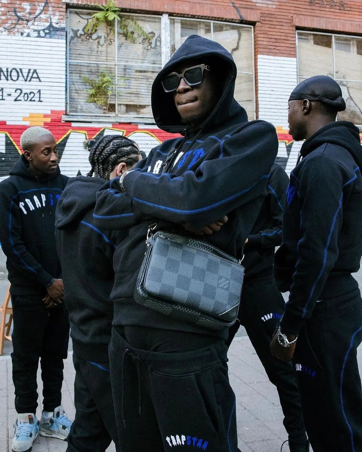 Trapstar Irongate Arch Tracksuit - (BLACK ICE EDITION) Trapstar