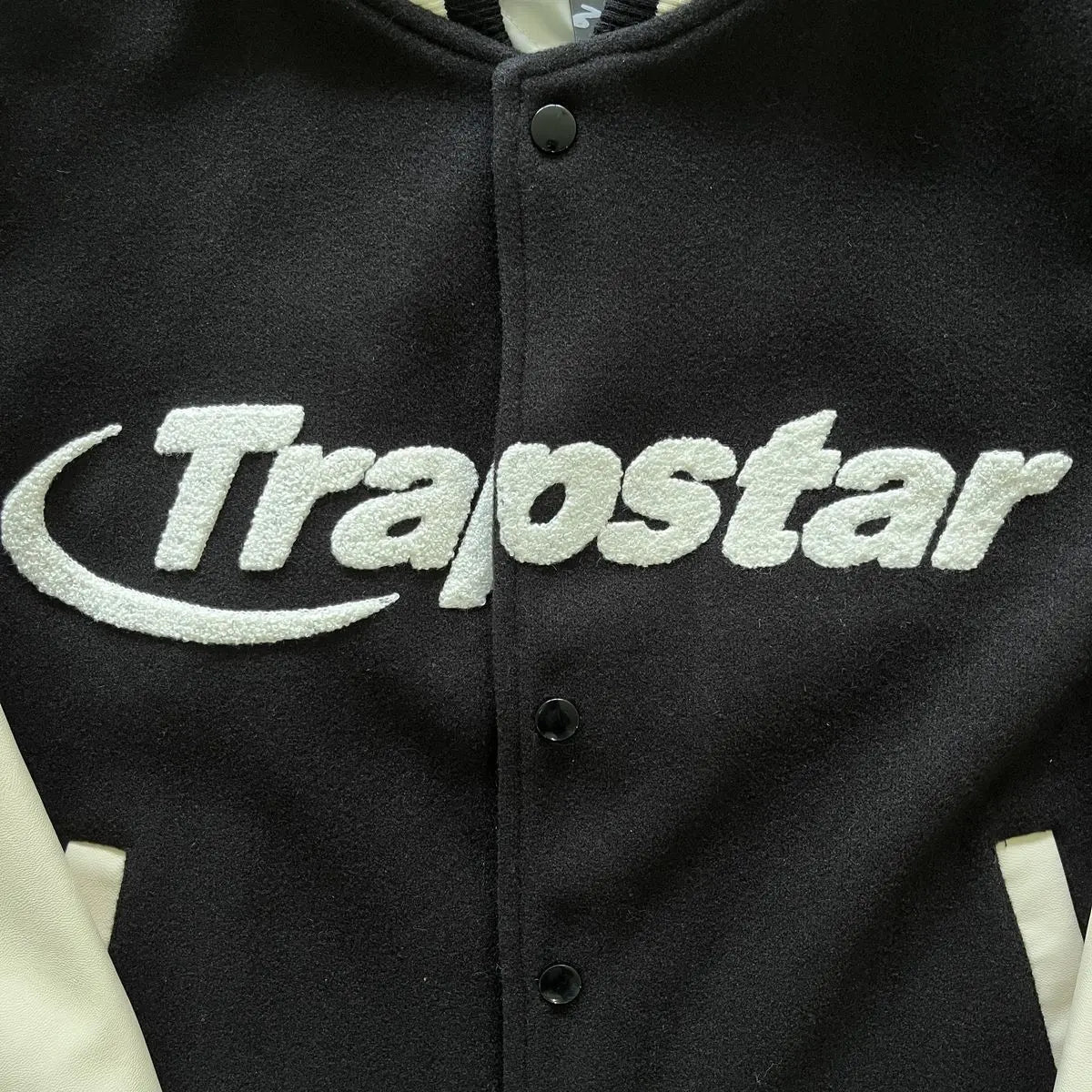 Trapstar Faux Leather Varsity Jacket Trapstar
