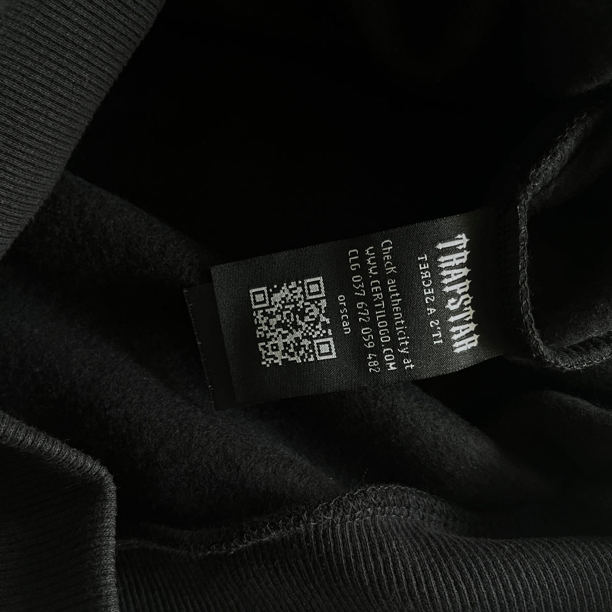 Trapstar Chenille Decoded 2.0 Hoodie Tracksuit - (BLACKOUT EDITION)