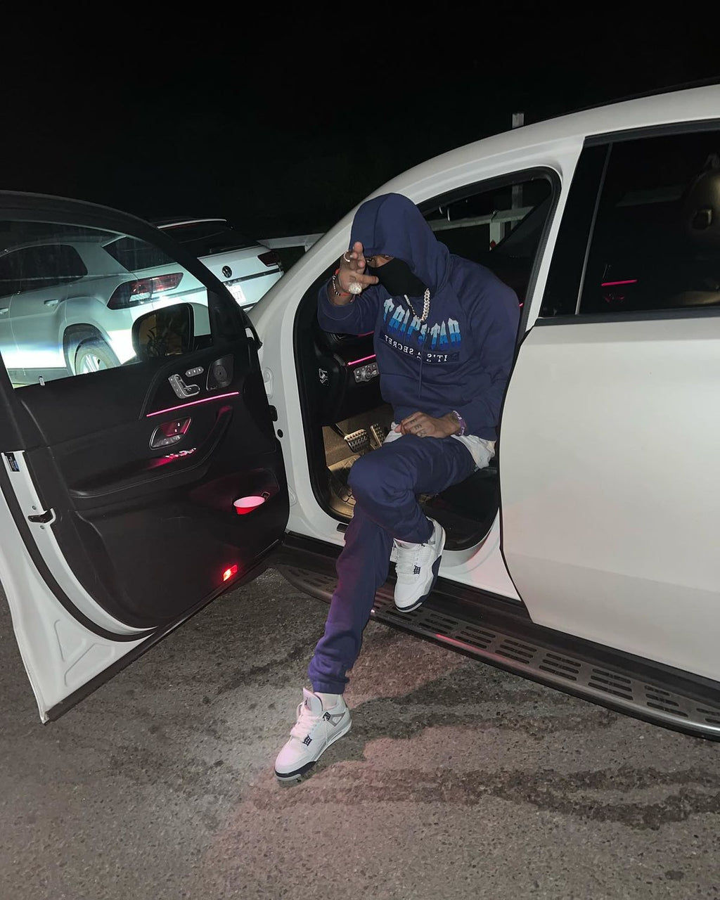 Trapstar Chenille Decoded 2.0 Hoodie Tracksuit - (MEDIEVAL BLUE)