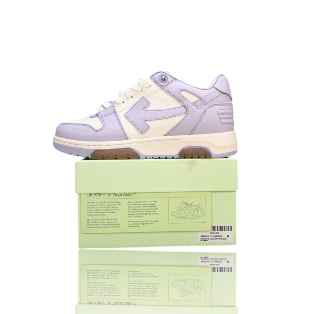 Off-White Out Of Office Low Top 'White Lilac'