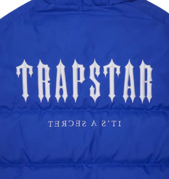 Trapstar Decoded Hooded Puffer 2.0 - (DAZZLING BLUE) Wreps