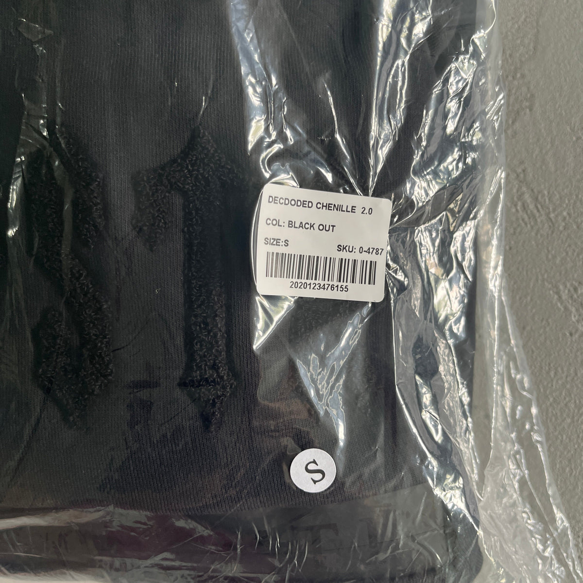 Trapstar Chenille Decoded 2.0 Hoodie Tracksuit - (BLACKOUT EDITION)