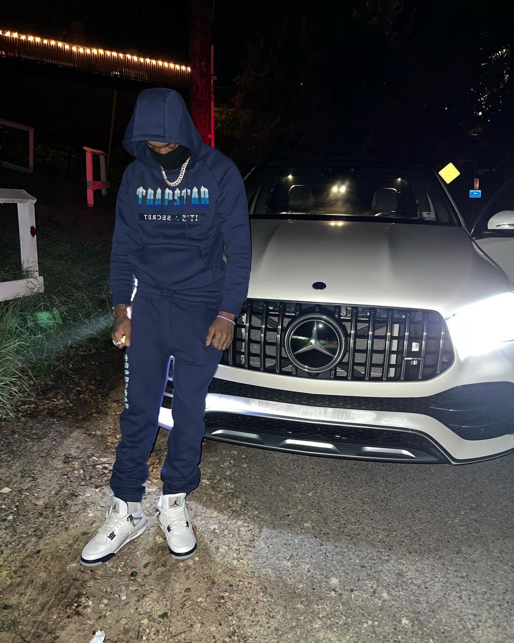 Trapstar Chenille Decoded 2.0 Hoodie Tracksuit - (MEDIEVAL BLUE)