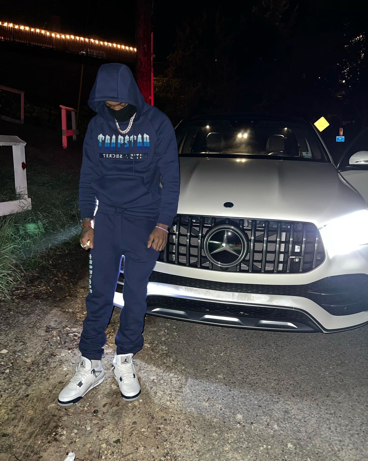 Trapstar Chenille Decoded 2.0 Hoodie Tracksuit - (MEDIEVAL BLUE)